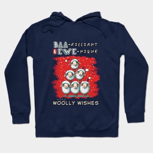 Woolly Wonders: Festive Flock Hoodie